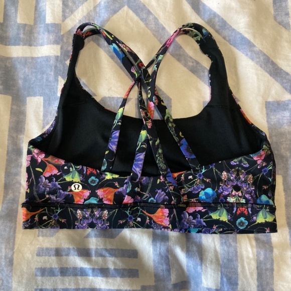 Lululemon Energy Bra Flowerscope Multi size 6 - Picture 2 of 3